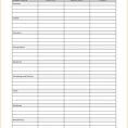Household Budget Spreadsheet Template Free
