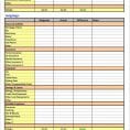 Household Expenditure Spreadsheet Template