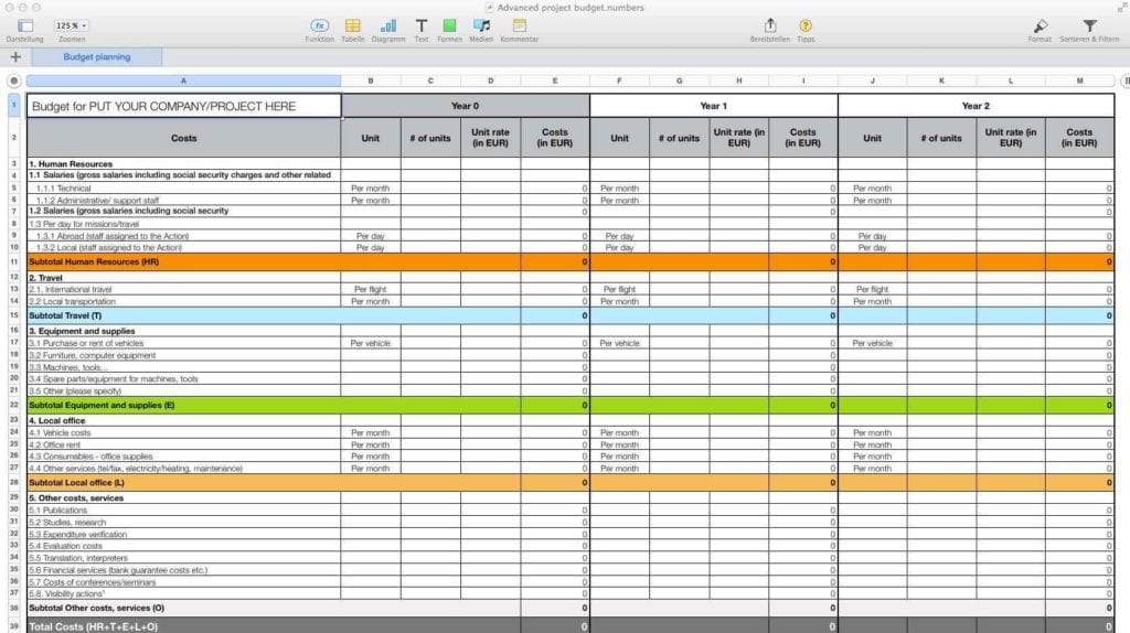 How To Make A Budget Spreadsheet In Google Docs