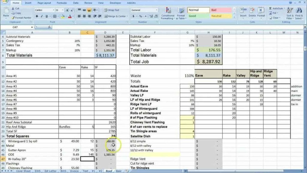 How To Set Up Spreadsheet In Excel