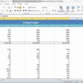 how to setup a spreadsheet