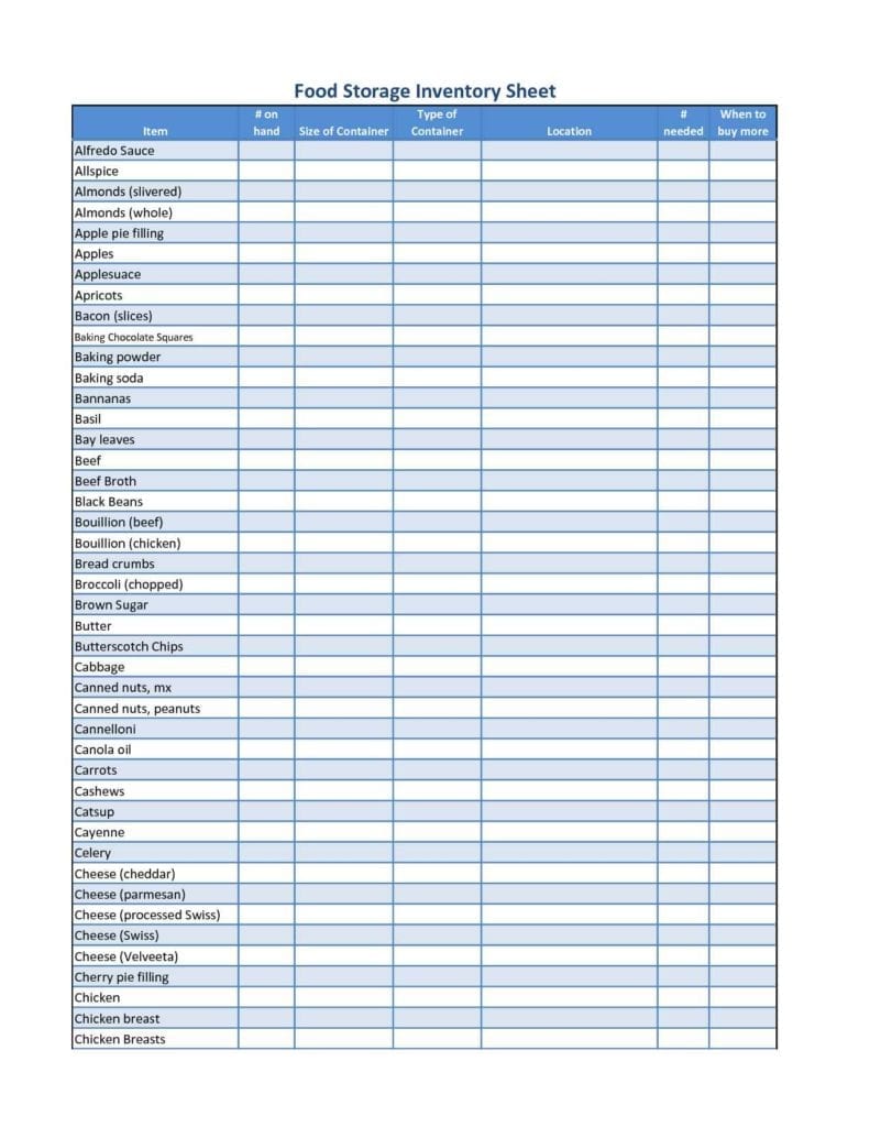 Inventory Card Template Excel