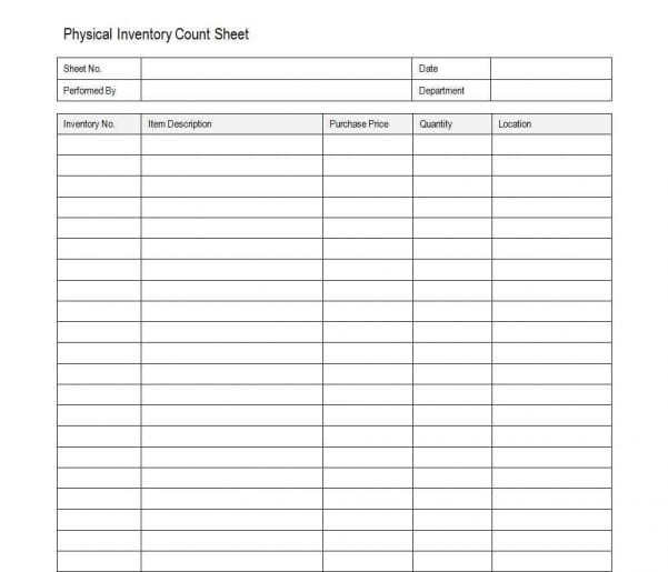 Inventory Spreadsheet Template Free — excelxo.com