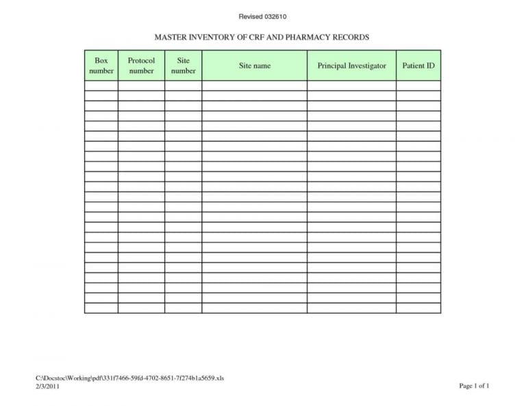 inventory control template with count sheet free — excelxo.com