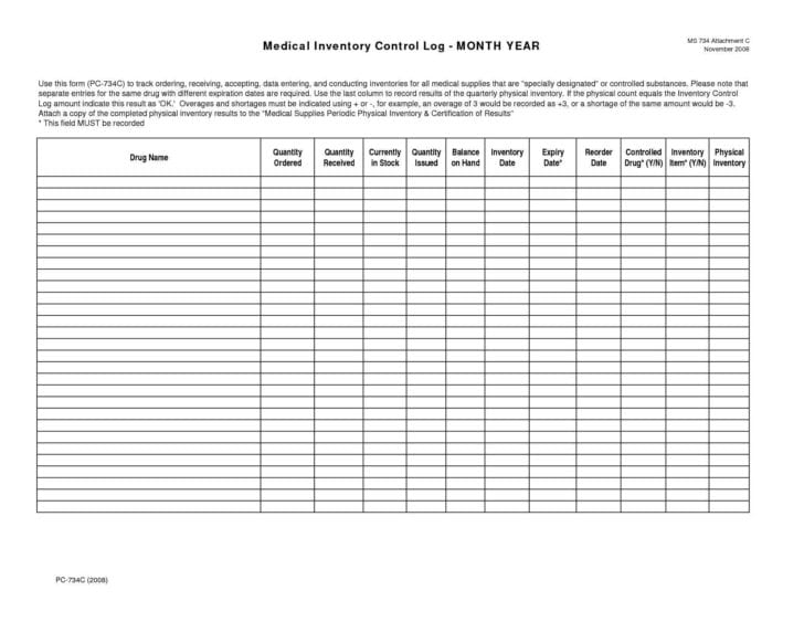 ev3 kit inventory sheet template