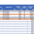 Inventory Spreadsheet Templates Excel