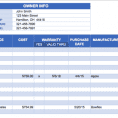 Inventory Tracking Sheet Excel