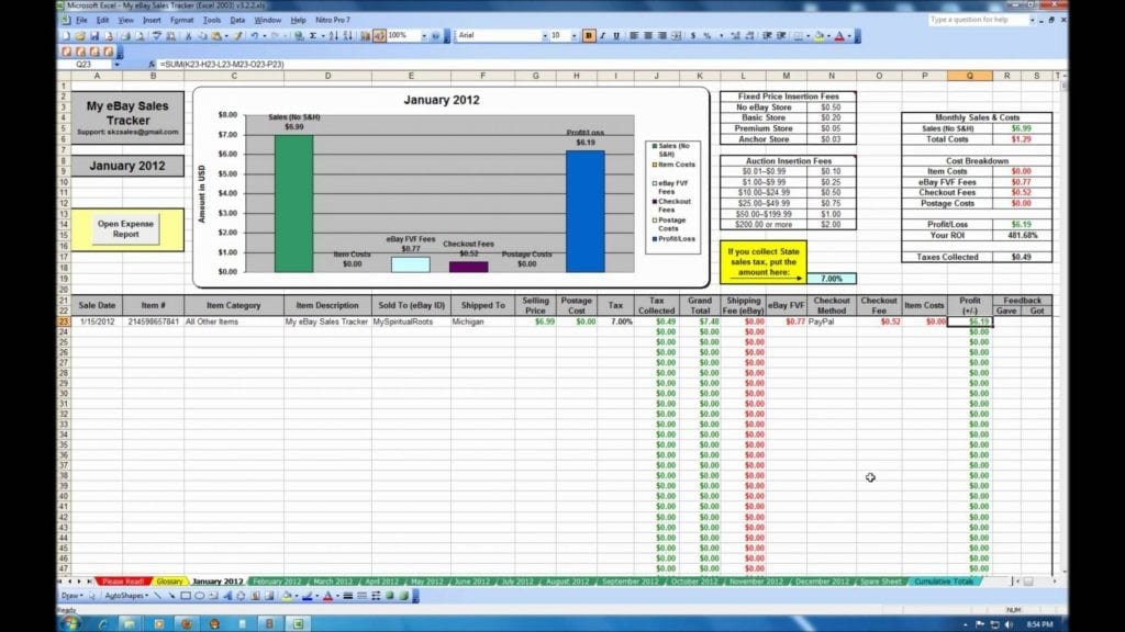 Inventory Tracking Spreadsheet Template Download