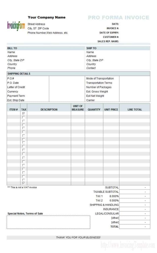 Invoice Tracking Spreadsheet Template