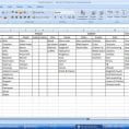 Linen Inventory Spreadsheet