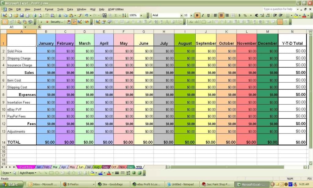 Microsoft Excel Spreadsheet Examples 3