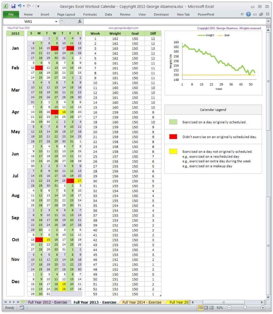 Microsoft Excel Spreadsheet Template 1
