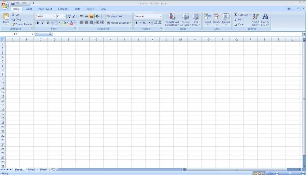 microsoft excel template database