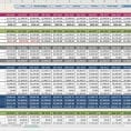 Monthly And Yearly Budget Spreadsheet Excel Template 1
