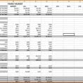 monthly expenses spreadsheet template