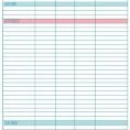 Monthly Expenses Spreadsheet Template Excel 1