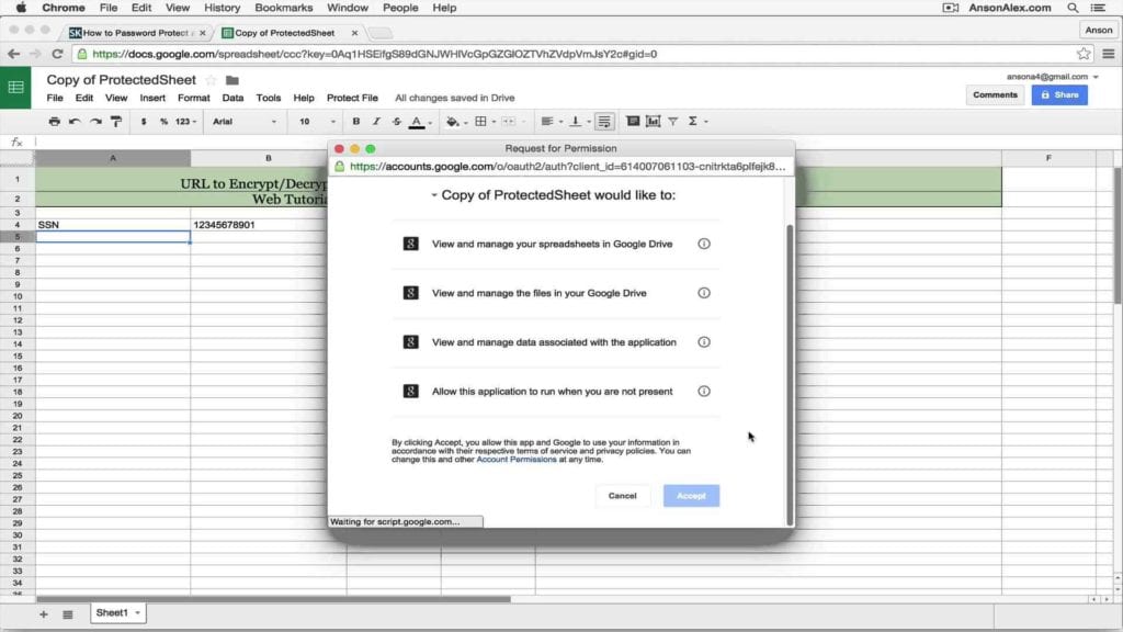 Password Protect A Spreadsheet