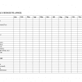 Personal Budget Tracking Spreadsheet Template