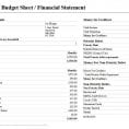 Personal Finance Budget Spreadsheet