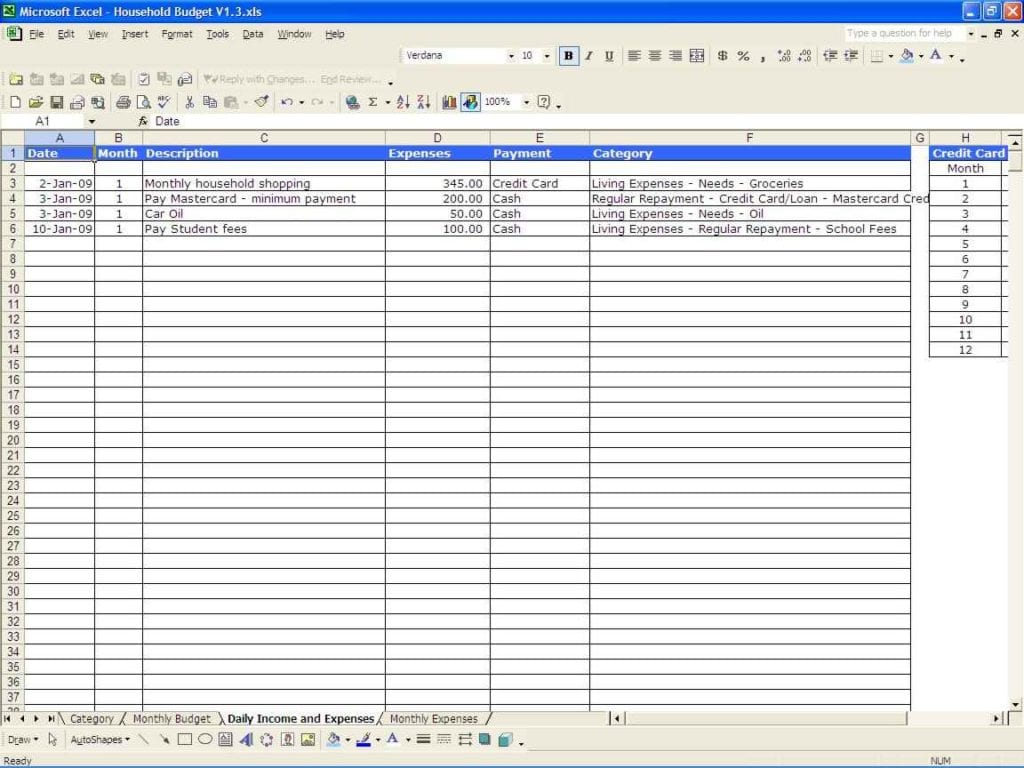 template budget planner free