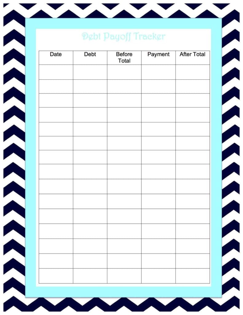 Printable Spreadsheets For Budgeting