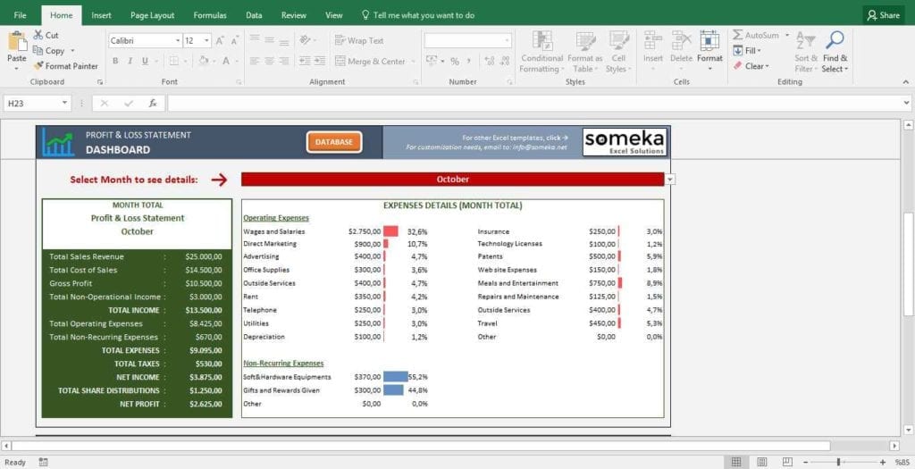 Profit Margin Excel Template Excelxo