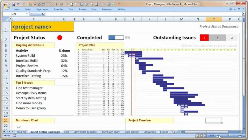 Project Management Spreadsheet Template Google Docs 2