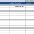 Project Tracking Sheet Excel Template