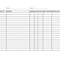 Restaurant Inventory Spreadsheet Template