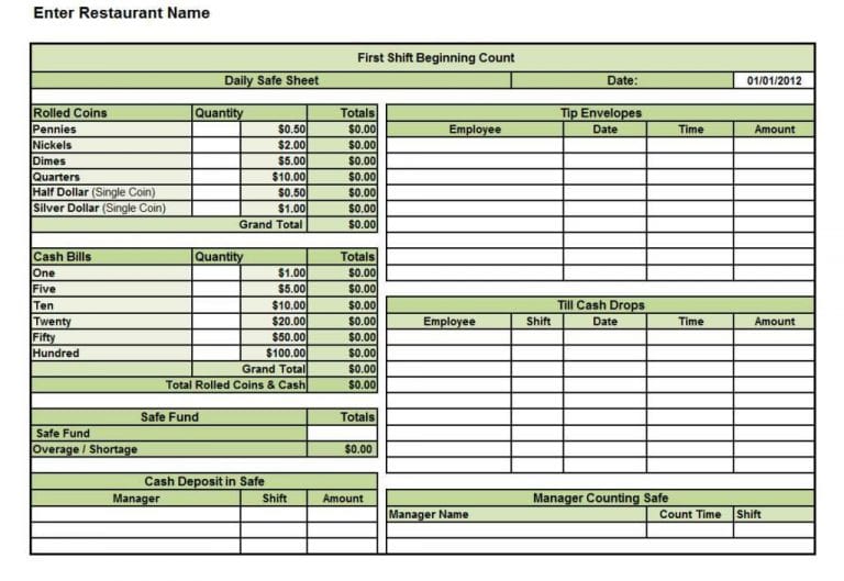 restaurant inventory spreadsheet template free excelxo com
