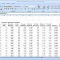 Sample Excel Database