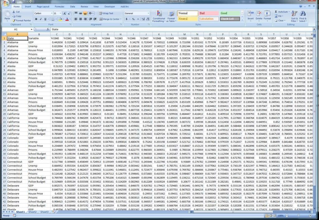 Sample Excel Sheet Data