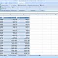 Sample Excel Spreadsheet Data For Sales