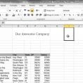 Sample Excel Spreadsheets With Data 1