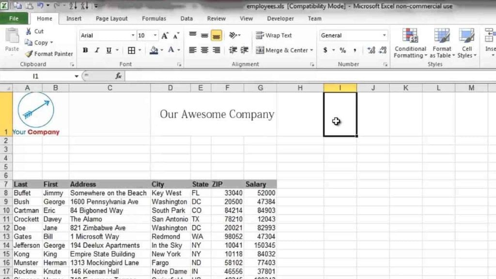 Sample Excel Spreadsheets With Data 1