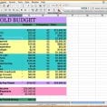Simple Monthly Budget Sheet