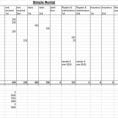 Simple Monthly Budget Spreadsheet Template 1 1