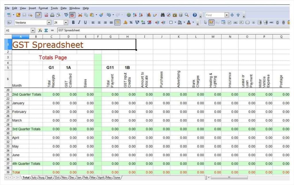 Simple Spreadsheet Software