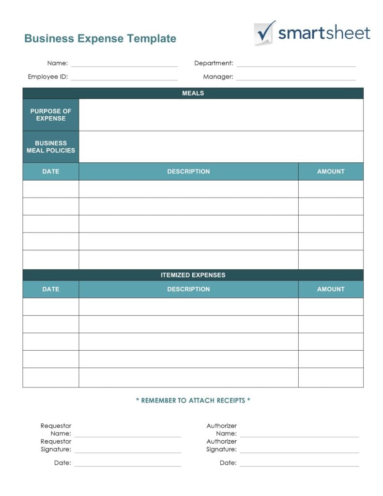 Spreadsheet For Home Business Expenses