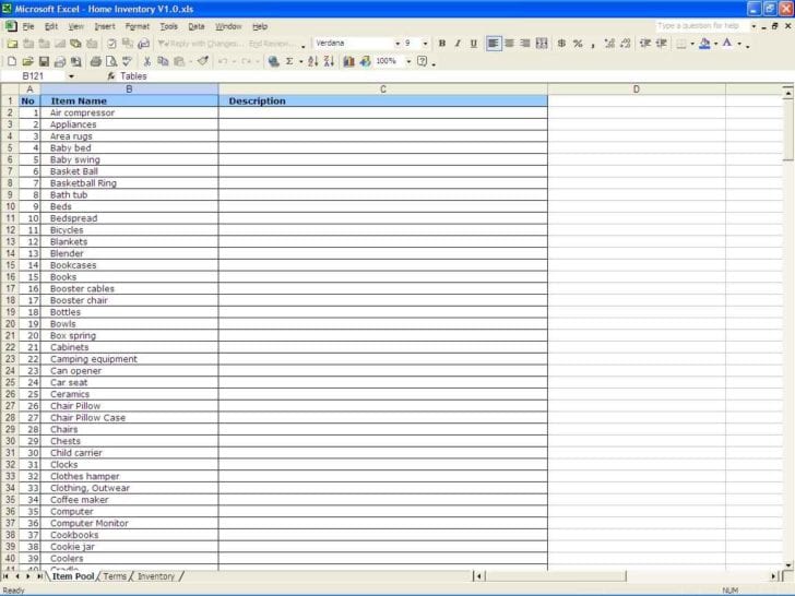 Spreadsheet Template Excel 1