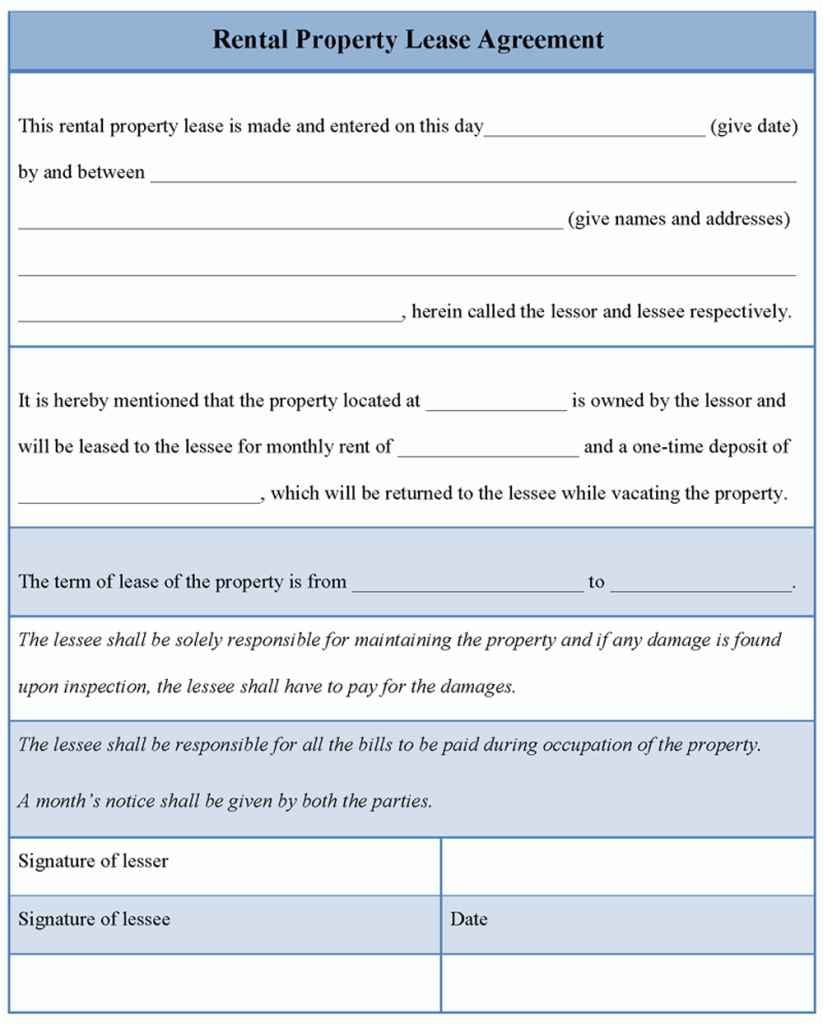 spreadsheet template for rental property