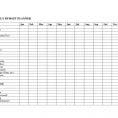 student budget spreadsheet template