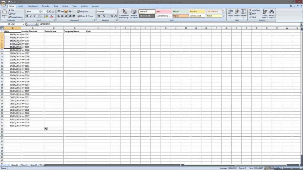 t shirt inventory spreadsheet