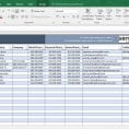 Template For Excel Spreadsheet