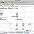 Template For Sales Forecast Spreadsheet