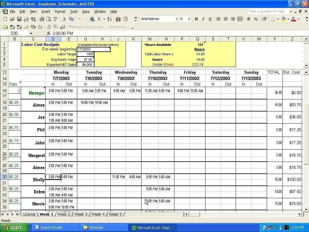 travel planner spreadsheet template —