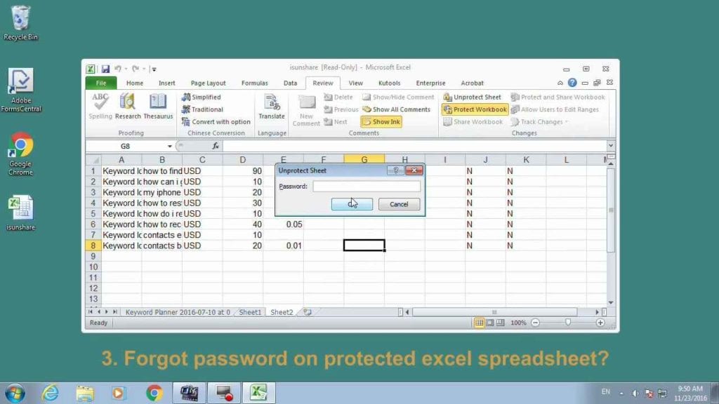 Unlock Excel File Locked For Reading Online