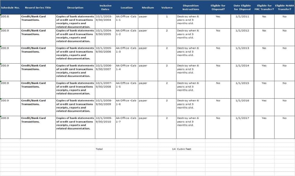 warehouse inventory management spreadsheet