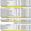 Wedding Cost Spreadsheet Template