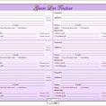 Wedding Reception Budget Spreadsheet